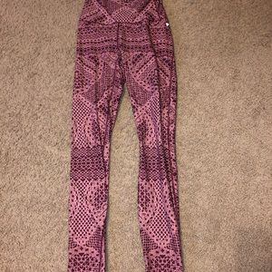 Pink fabletics leggings